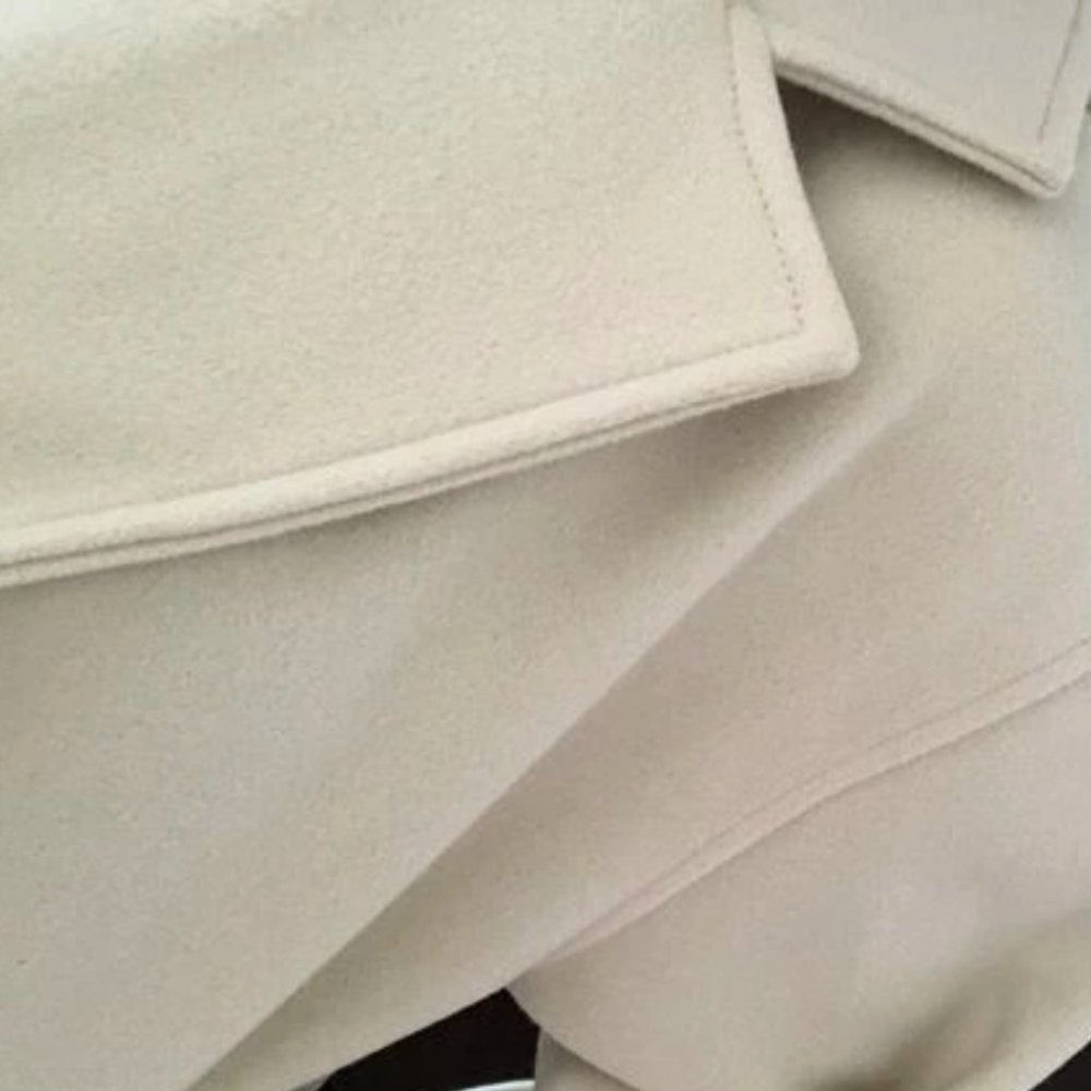 Classic Double Breasted Pea Overcoat jacket fall/winter - beige - Picture 10 of 11